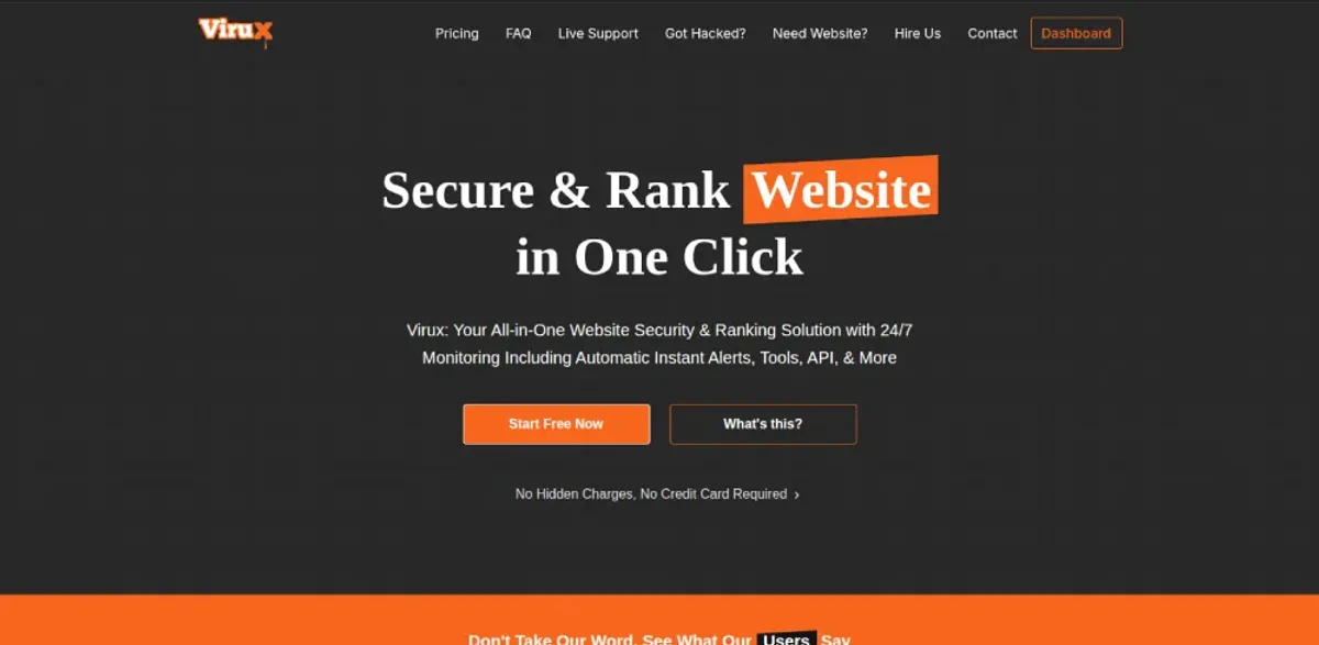 Virux website preview